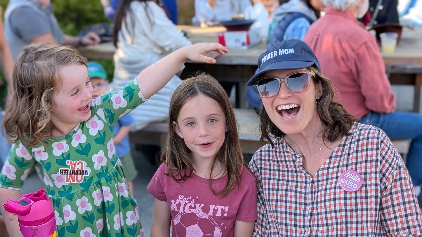 Arielle Fleisher with kids